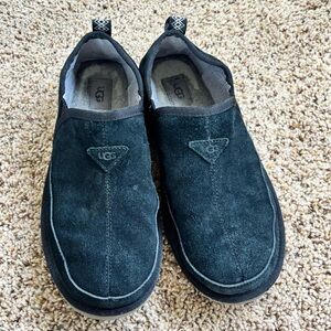 UGG Men’s Black Suede Slip-On Shoes